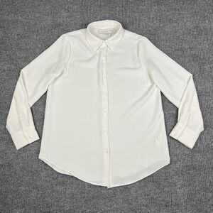 Endless‎ Rose Button Up Shirt Womens XS Long Sleeve Work Chic Minimalist Blouse